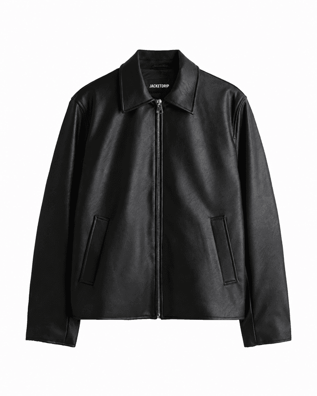 BLACK LEATHER JACKET